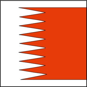 Bahreïn (drapeau du cheikh)